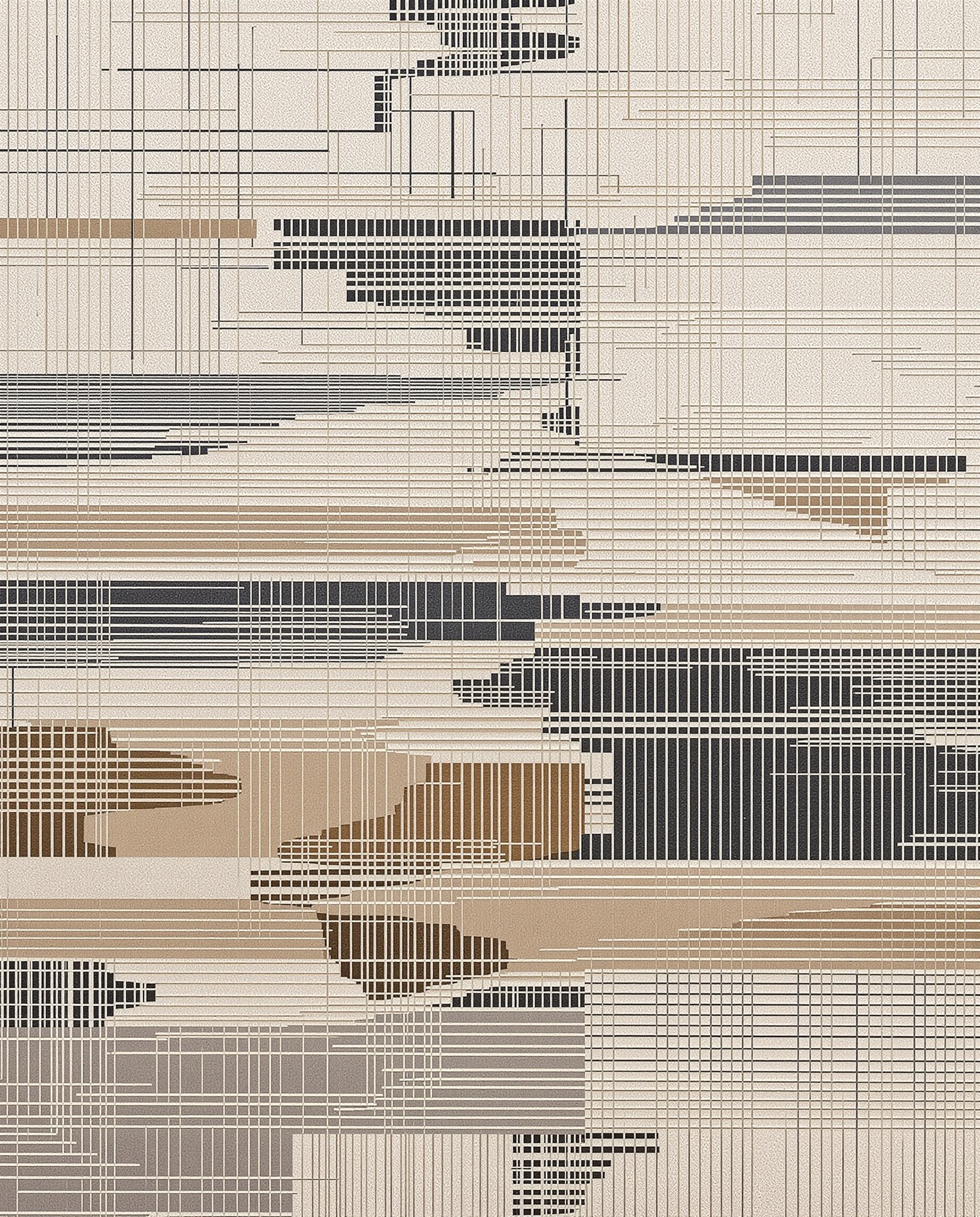 Pictorial Weaving d'Anni Albers mettant en valeur la complexité géométrique et la subtilité des textures.