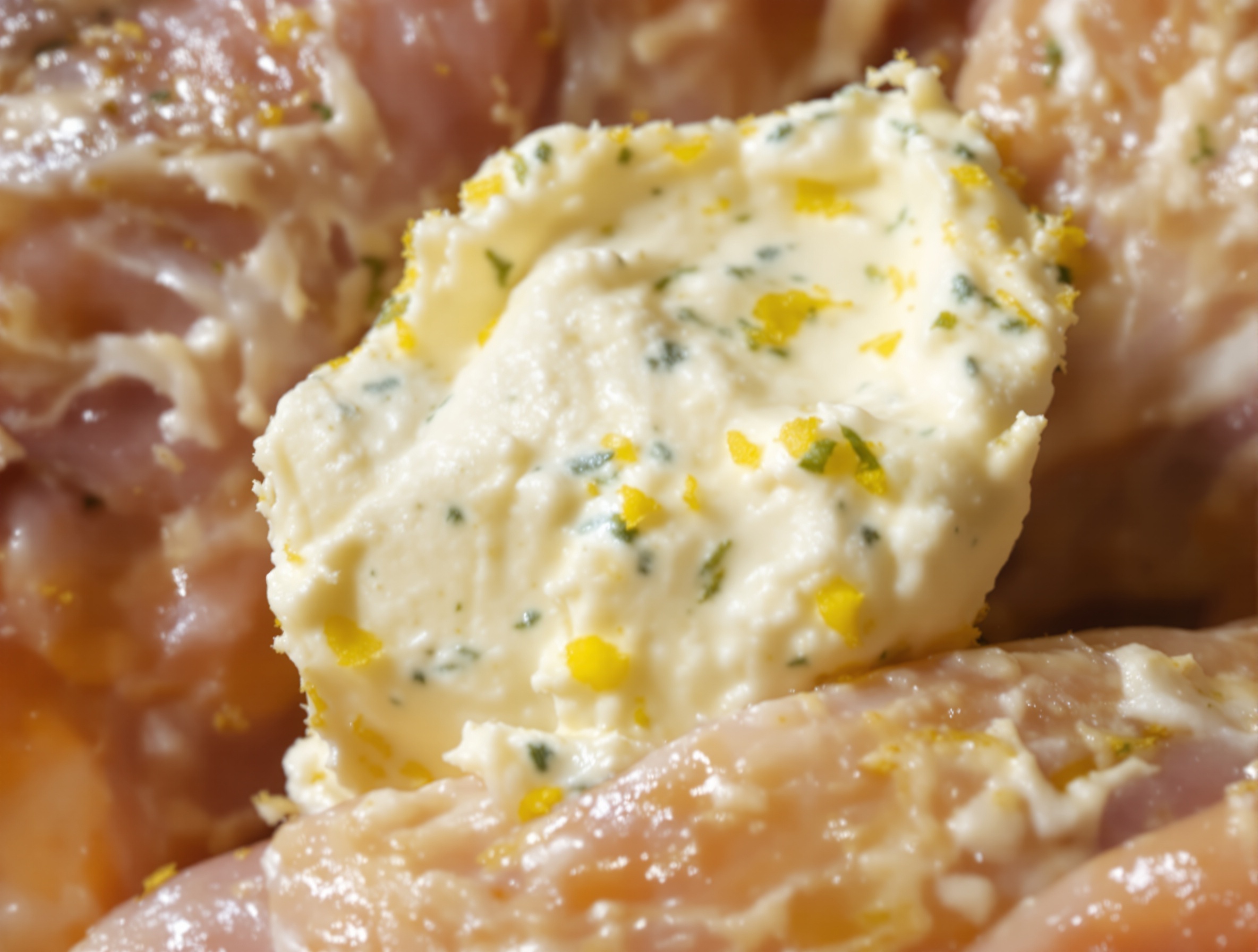 Beurre aux herbes et citron pour volaille