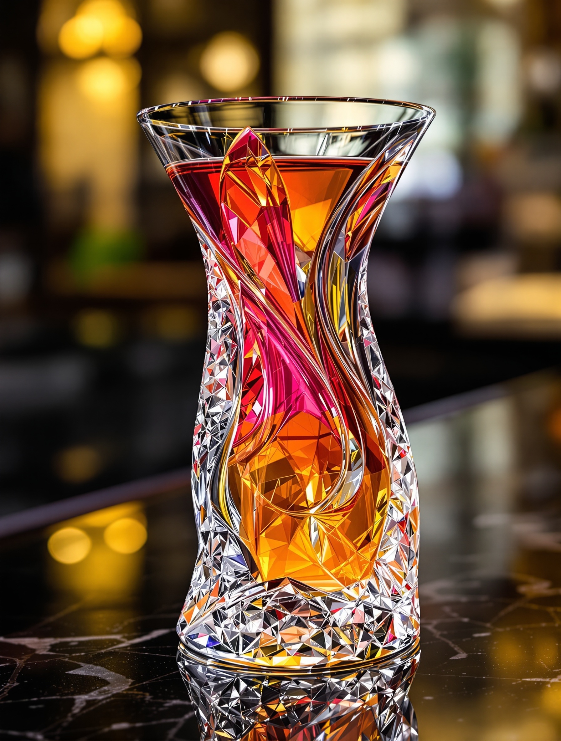 verre à cocktail original design art déco bar contemporain