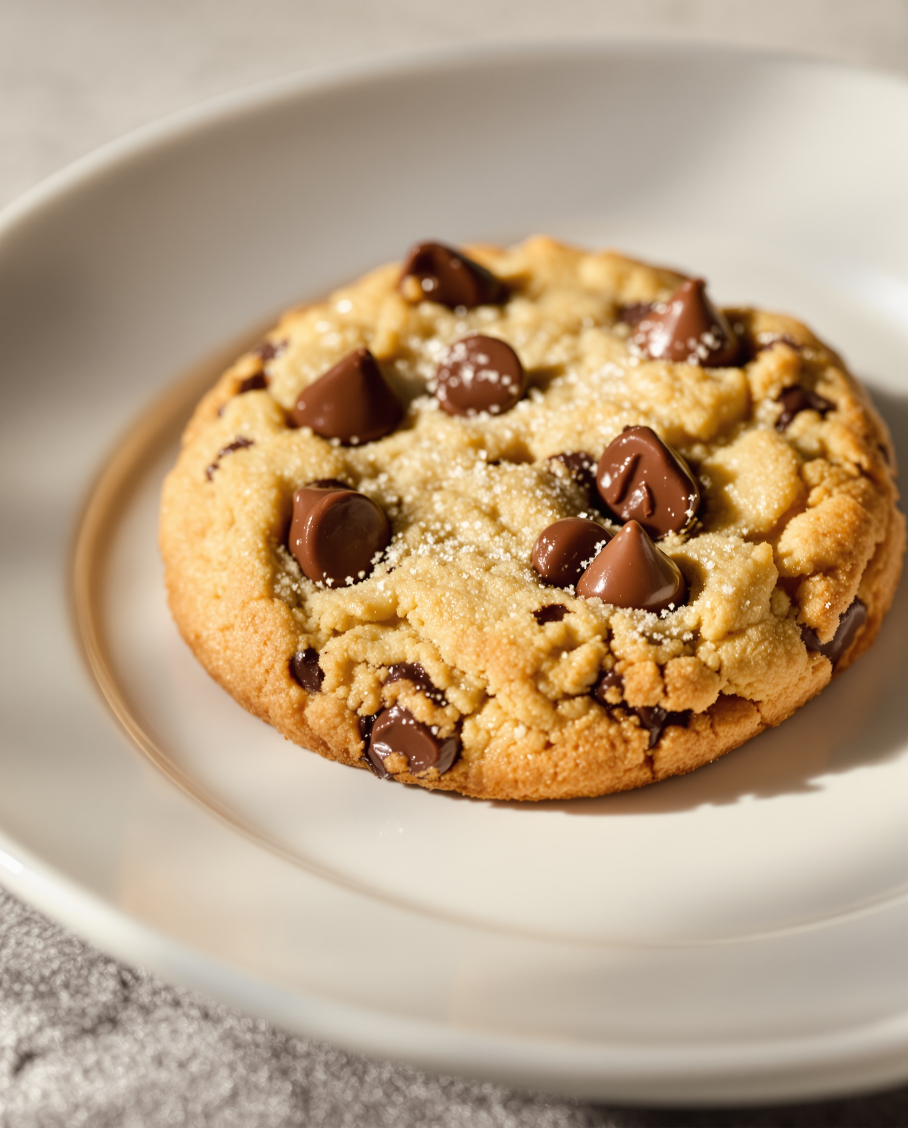 cookie golden brown chocolat fondu art minimaliste
