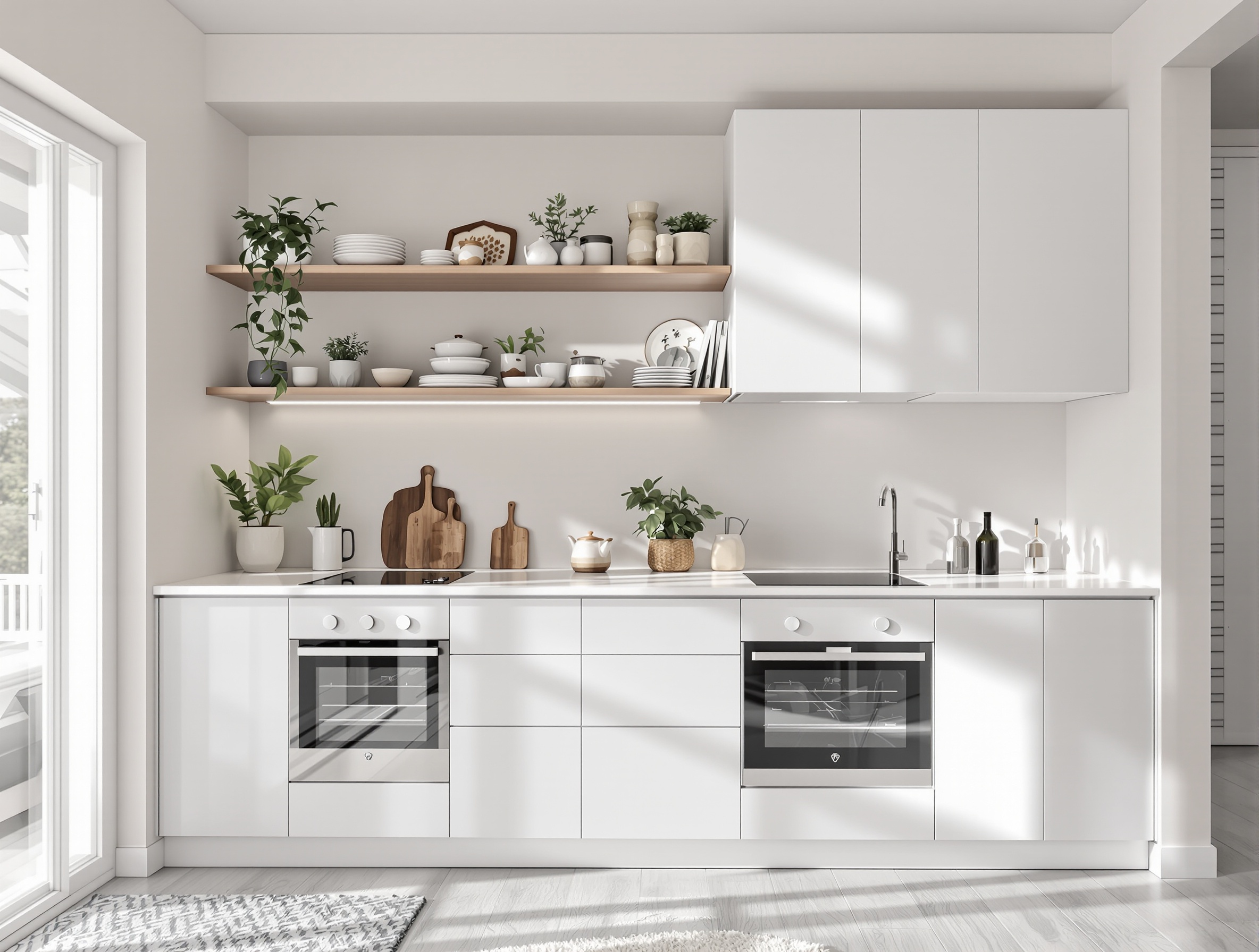 cuisine en U compacte optimisée petit espace