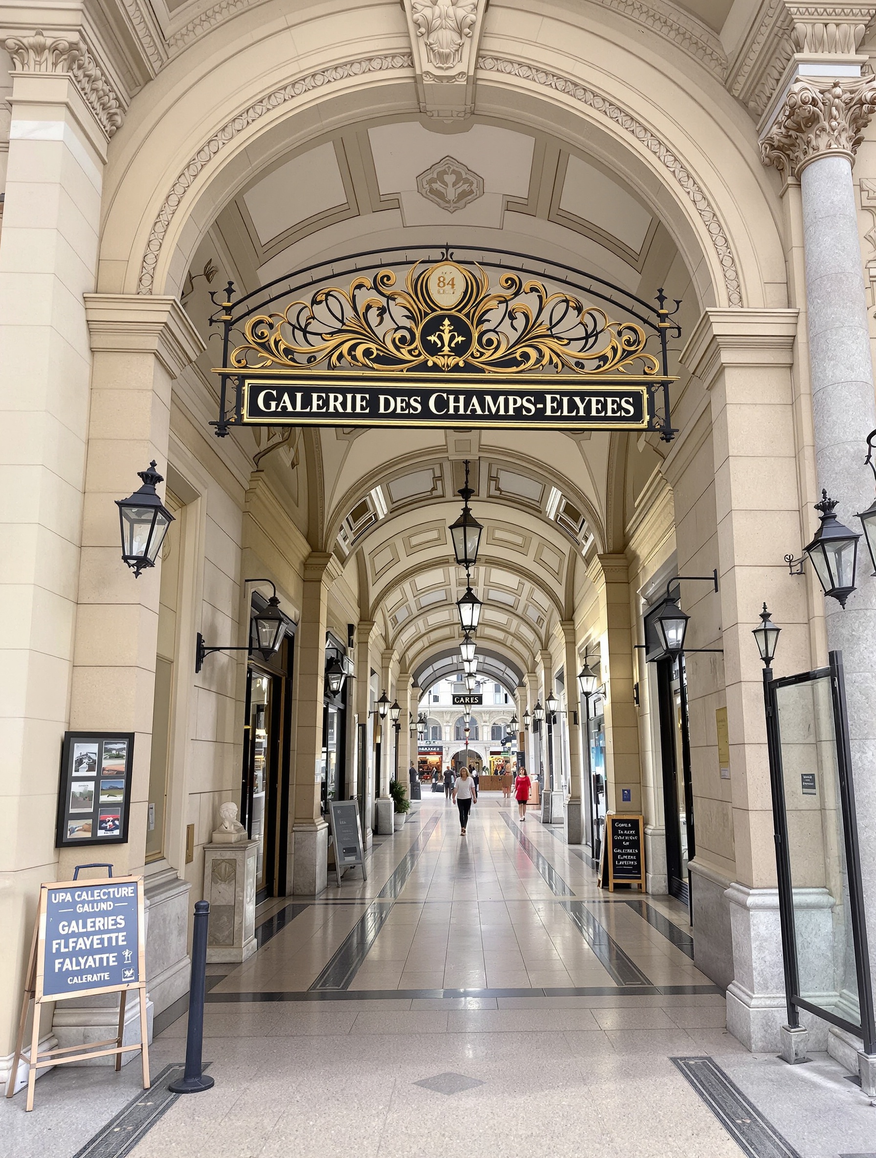 Entrée traditionnelle Galerie des Champs-Élysées 84