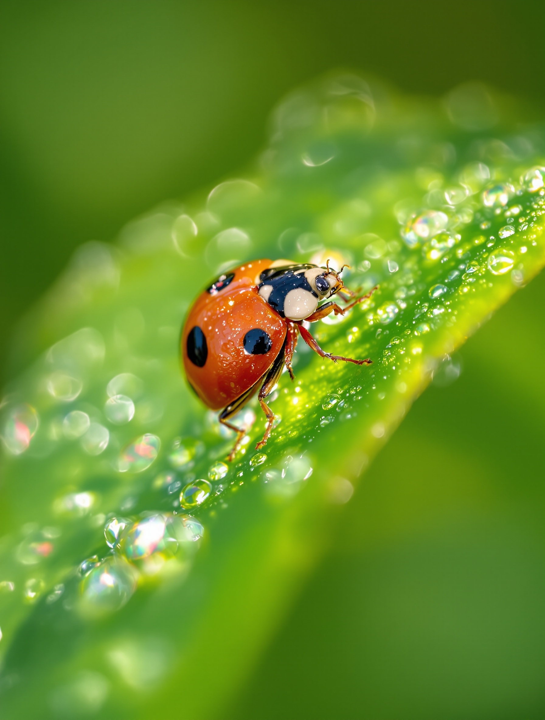 La perfection à sept points : la Coccinella septempunctata, ou la star incontestée des jardins européens, dont la symbolique a forgé la légende de la bête à bon Dieu.