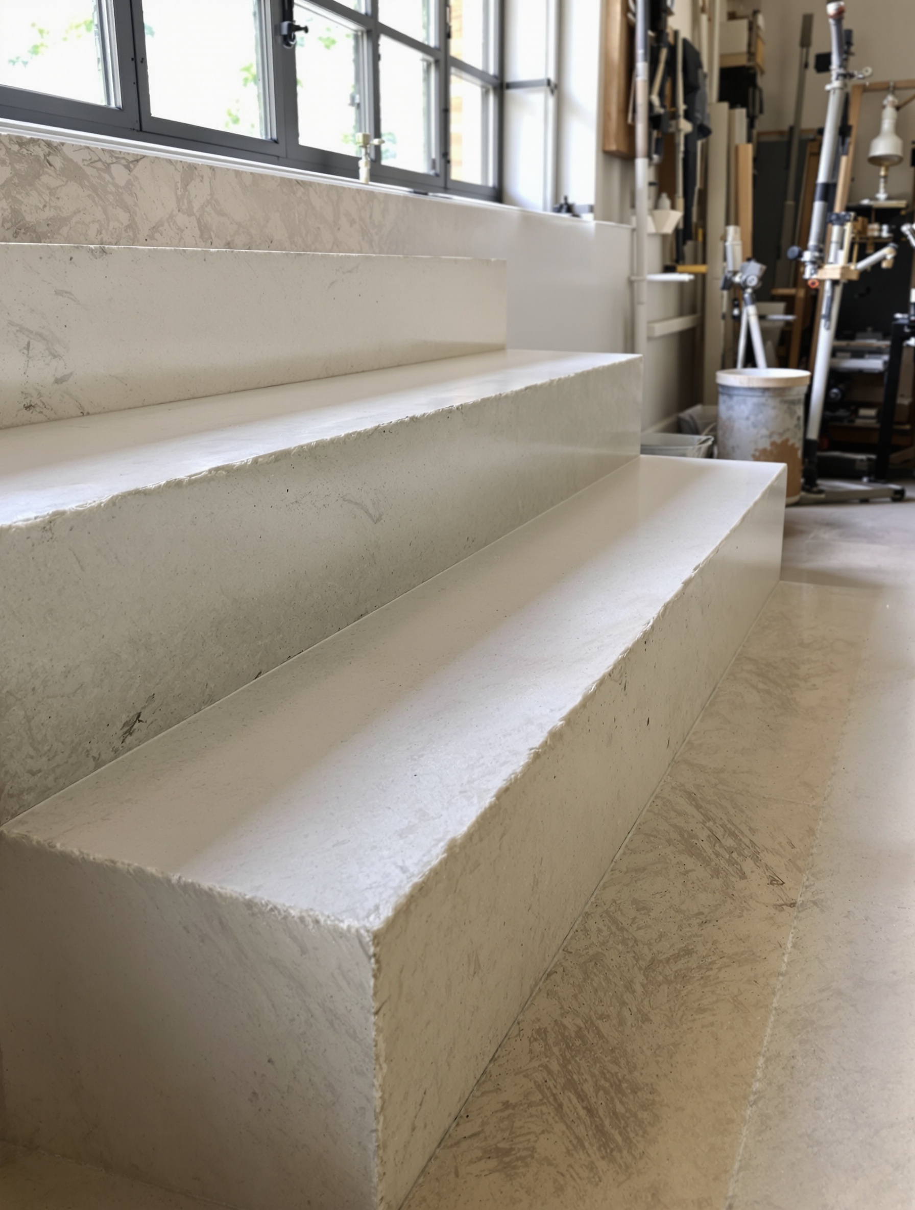 Trois types de finitions pierre : adoucie, bouchardée, vieillie