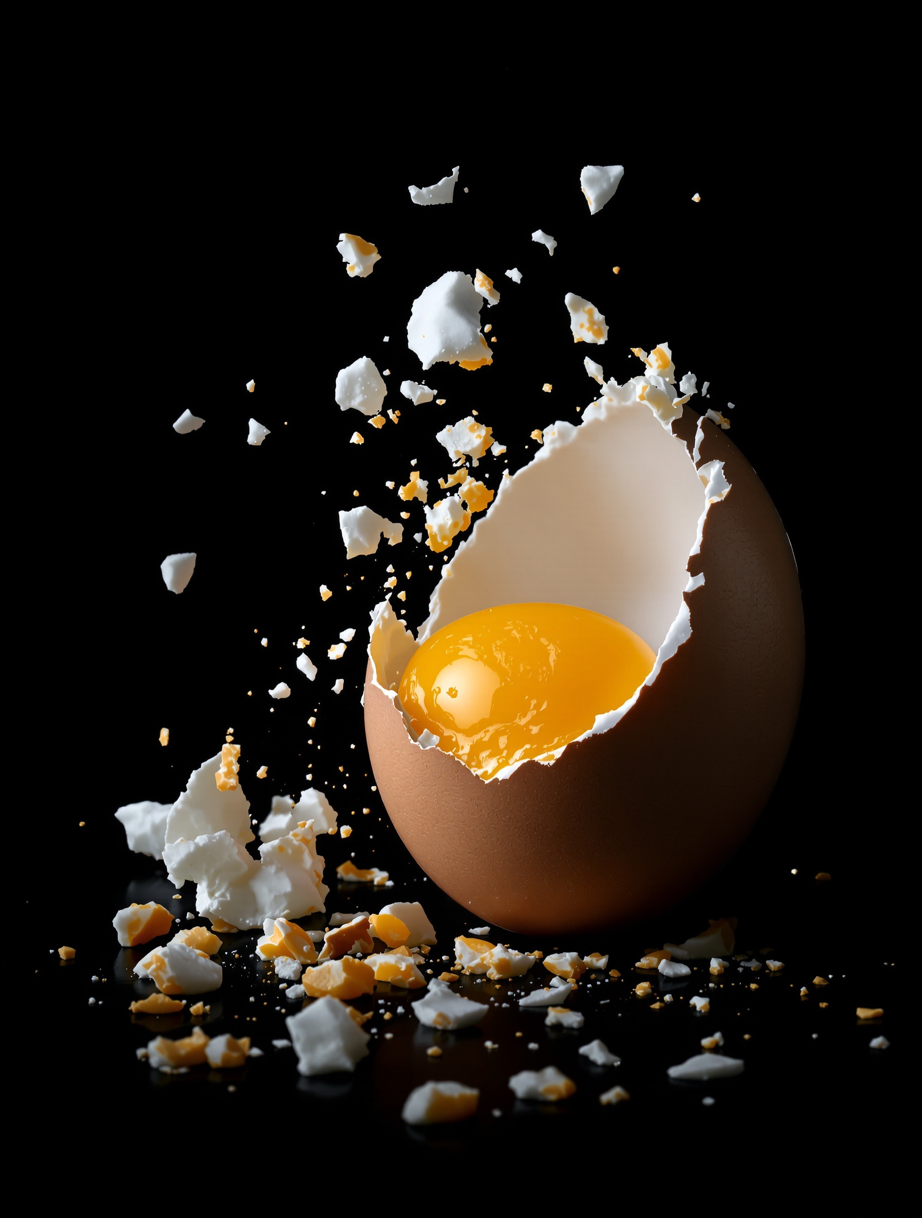 Œuf d'oie éclaté style audacieux verdict final