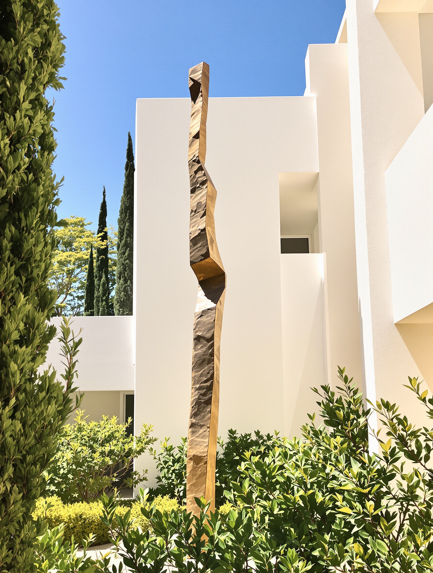 Sculpture Giacometti Fondation Maeght architecture lumière sud