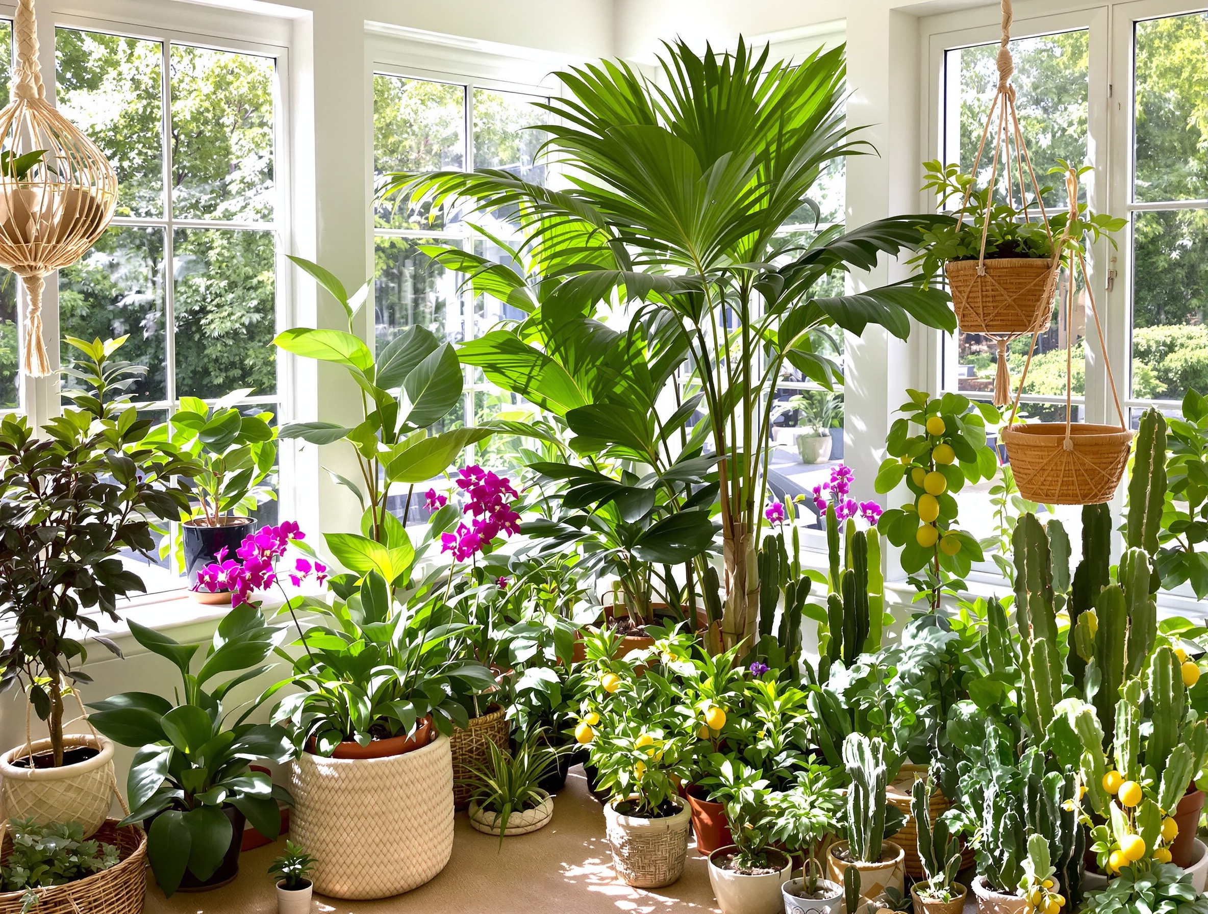 Sélection esthétique de plantes idéales pour véranda bohème chic