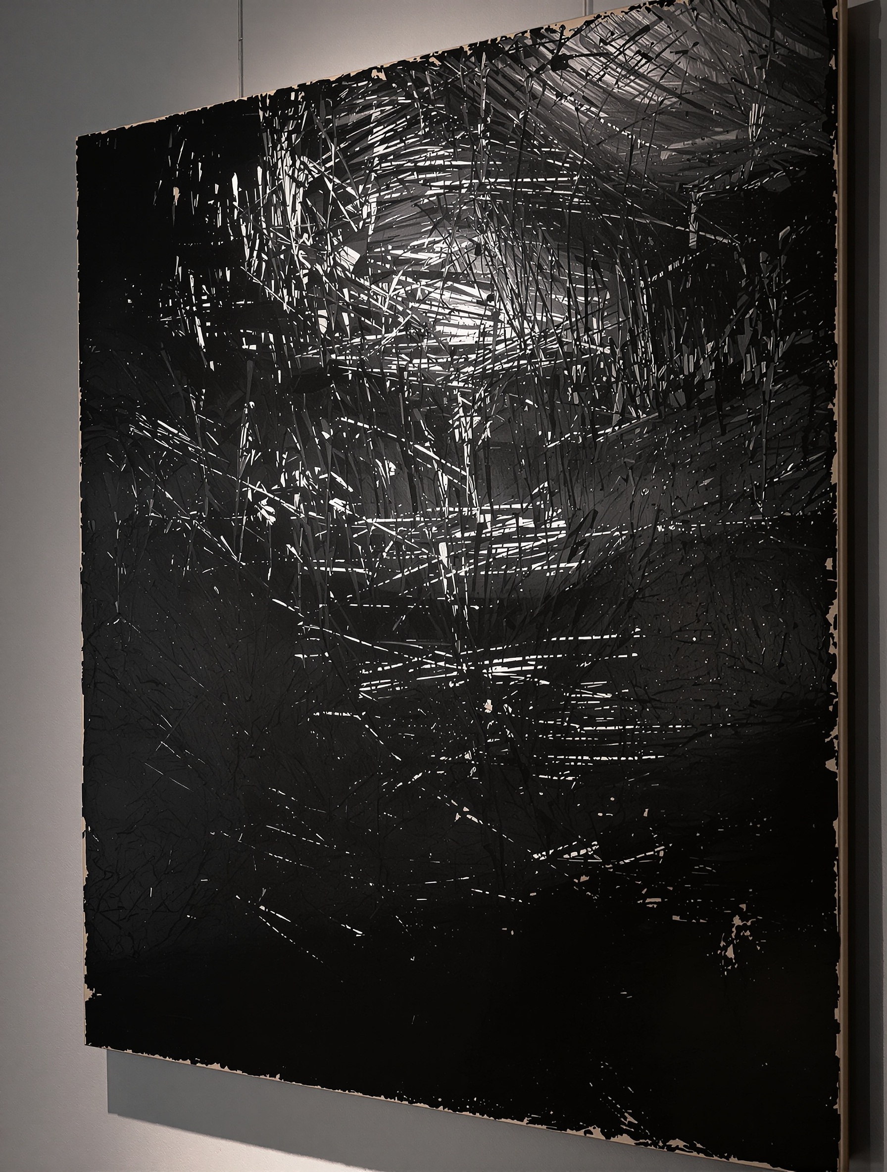 Peinture outrenoir Pierre Soulages