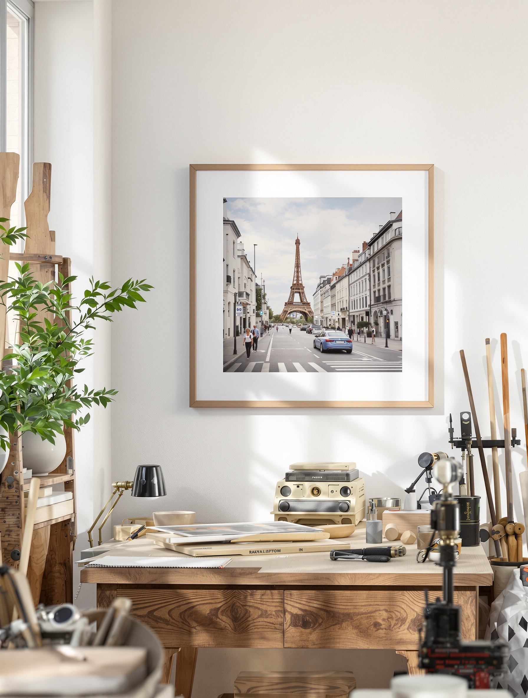 Exemple de tirage photo d'art encadré avec une finition haute qualité à Paris