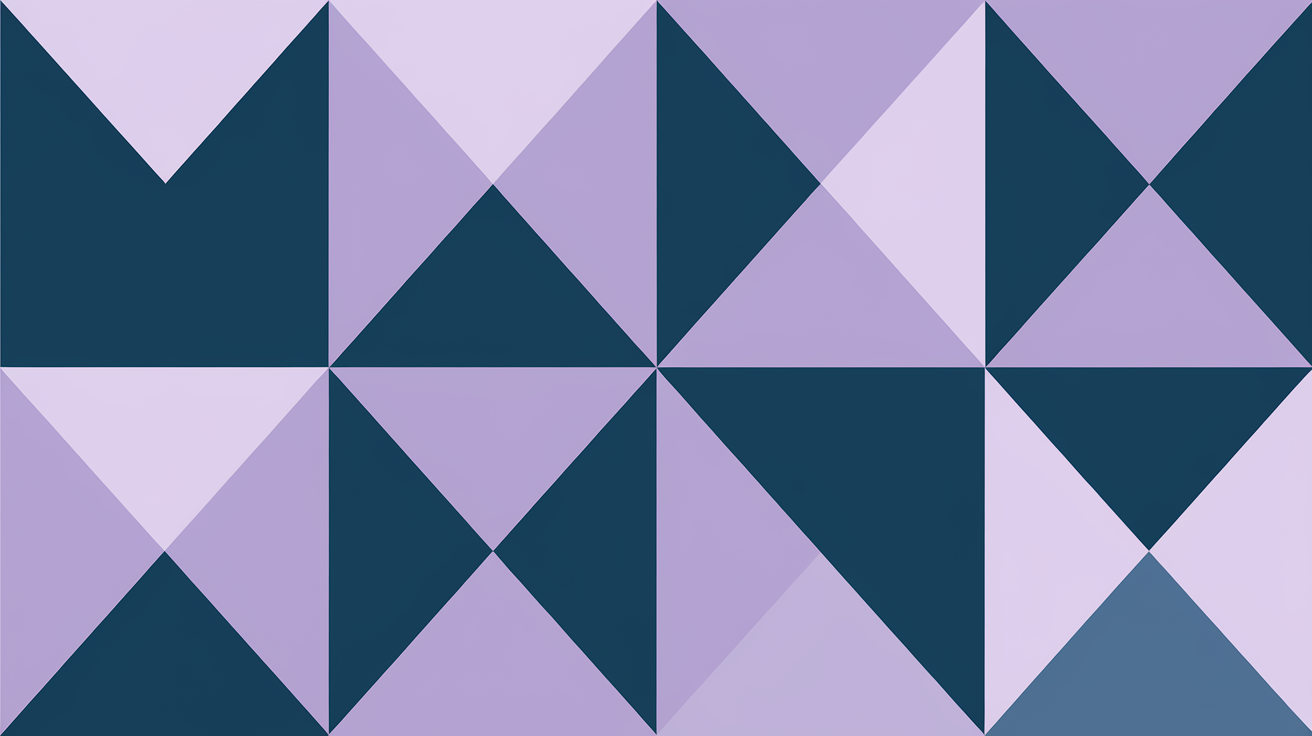 Triangles contemporains couleur Pantone Mocha Mousse associés lilas prune chic tendance