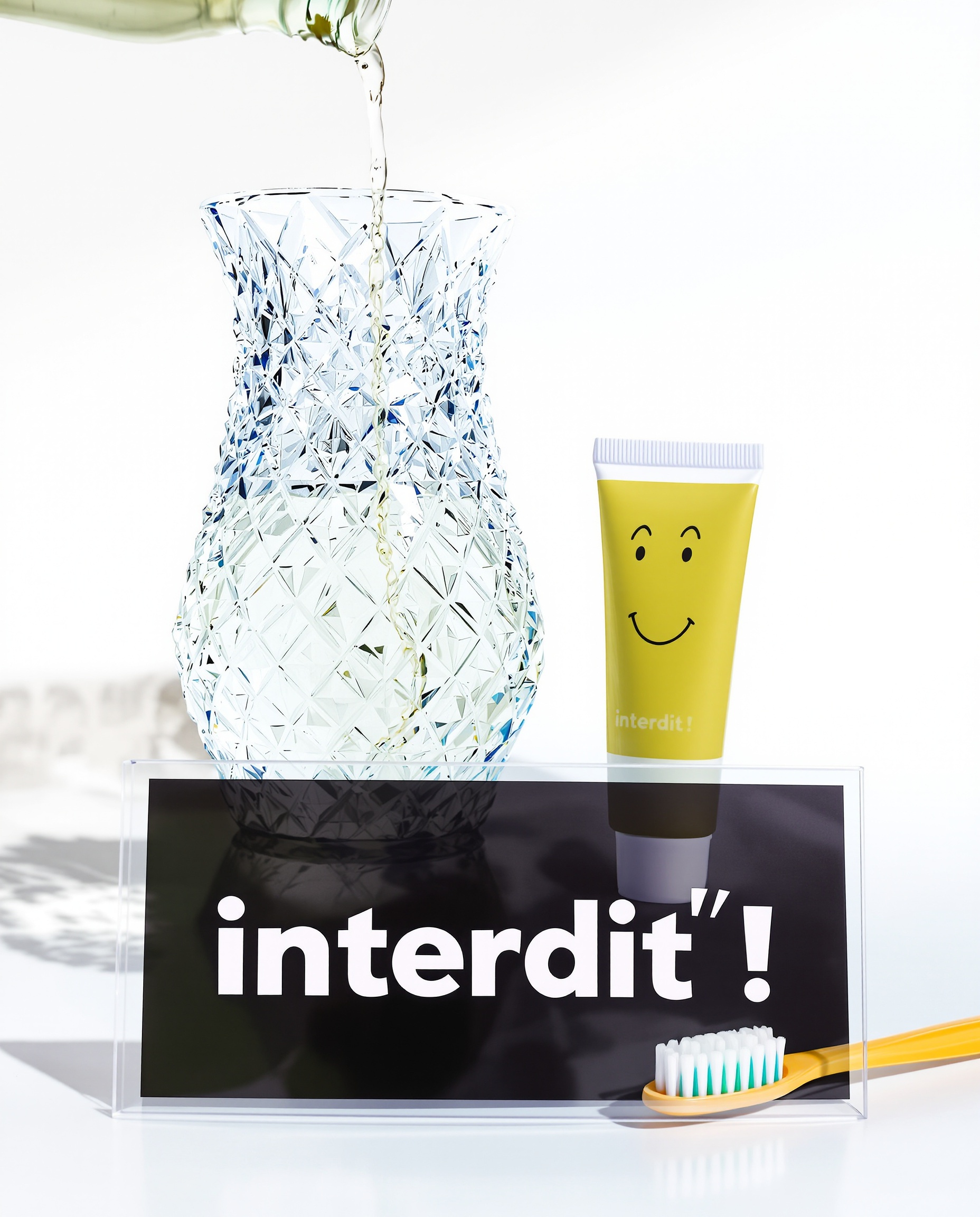 Astuce anticalcaire vase cristal vinaigre blanc NON dentifrice